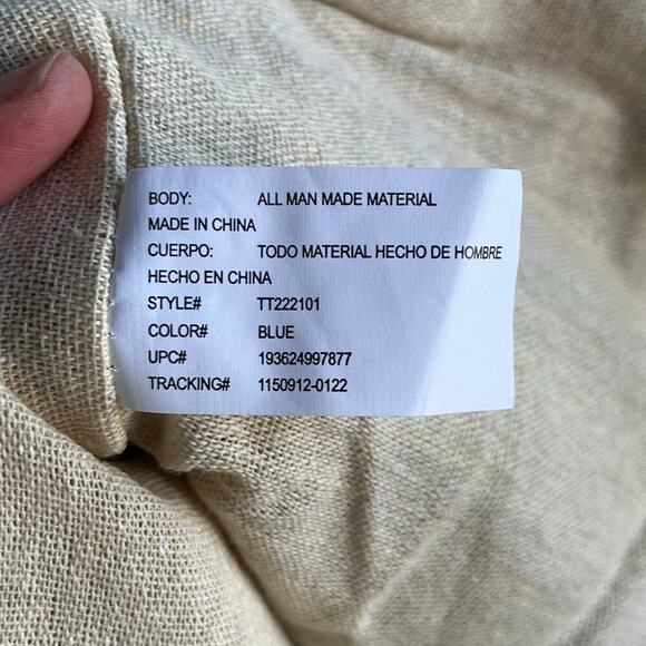 Shore Thing Women's Tan Raffia Straw Large Tote Bag NWOT - Picture 11 of 11